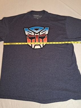 The Transformers Charcoal Grey Graphic T-Shirt Size XL